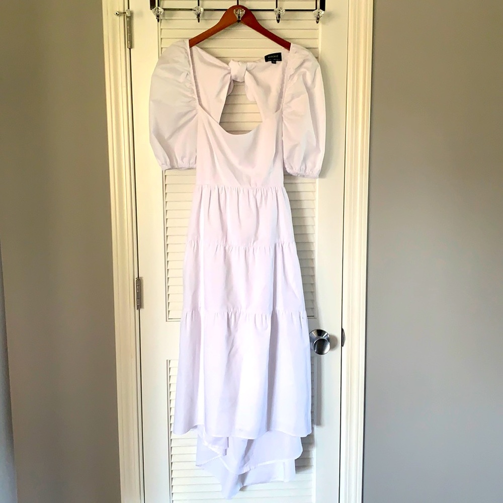 NWOT Bardot Tiered Cotton MIDI Dress